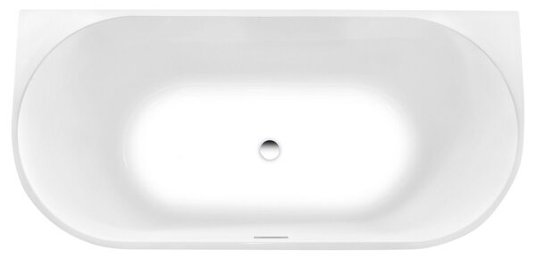 Aqualine Aqualine, TAJO nástenná stojaca vaňa 170x80cm, biela, E1980