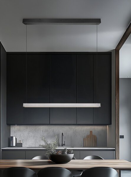 Trio 347910107 LED závesné stropné svietidlo WALLACE | 29W integrovaný LED zdroj | 3500lm | 2300+3000+4000K | sťahovacie | Trio - SwitchDimmer