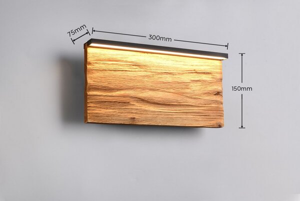 Trio 255519130 LED nástenné svietidlo KALEA | 13W integrovaný LED zdroj | 1450lm | 3000K | Trio - SwitchDimmer