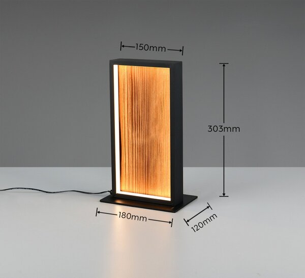 Trio 555510130 LED stolná lampička KALEA | 11W integrovaný LED zdroj | 1150lm | 3000K | vypínač