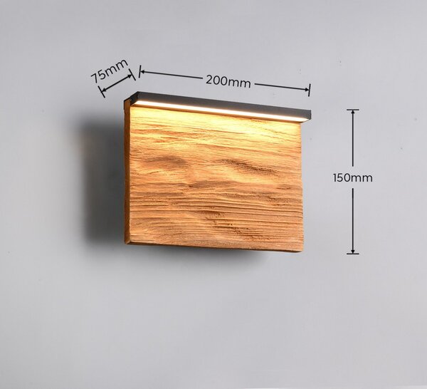 Trio 255510130 LED nástenné svietidlo KALEA | 8W integrovaný LED zdroj | 800lm | 3000K | Trio - SwitchDimmer