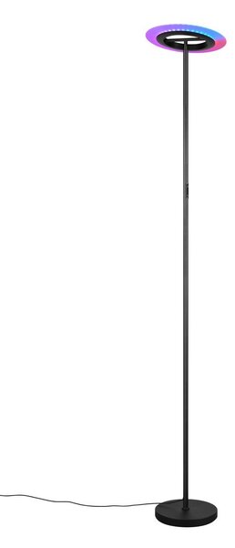 Trio R43411132 LED stojacia lampa SANBA | 17W integrovaný LED zdroj | 1900lm | 2700-6500K | diaľkové ovládanie | stmievač | rgb - farebné