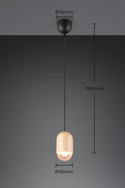 Trio R36311030 závesné stropné svietidlo NARA | 15W E27