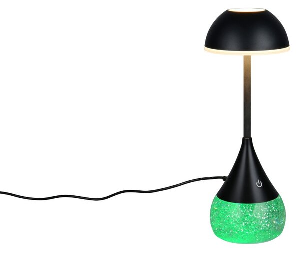 Trio R53851102 LED stolná lampička TEMBO | 5W integrovaný LED zdroj | 420lm | 3000+4200+6500K | vypínač | rgb - farebné