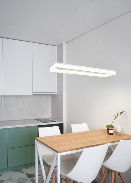 Trio R35771131 LED závesné stropné svietidlo CAMINO | 21W integrovaný LED zdroj | 3600lm | 4000K | na lanku