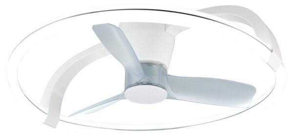 Trio R64262131 LED ventilátor s osvetlením STOCKHOLM | 37W integrovaný LED zdroj | 4300lm | 2700-6500K | vypínač | rgb - farebné | stmievač | diaľkové ovládanie | ventilátor