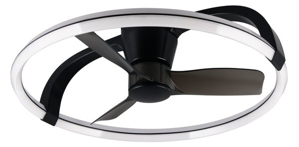 Trio R64262132 LED ventilátor s osvetlením STOCKHOLM | 37W integrovaný LED zdroj | 4300lm | 2700-6500K | vypínač | rgb - farebné | stmievač | diaľkové ovládanie | ventilátor
