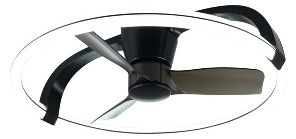 Trio R64262132 LED ventilátor s osvetlením STOCKHOLM | 37W integrovaný LED zdroj | 4300lm | 2700-6500K | vypínač | rgb - farebné | stmievač | diaľkové ovládanie | ventilátor