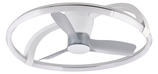 Trio R64262131 LED ventilátor s osvetlením STOCKHOLM | 37W integrovaný LED zdroj | 4300lm | 2700-6500K | vypínač | rgb - farebné | stmievač | diaľkové ovládanie | ventilátor