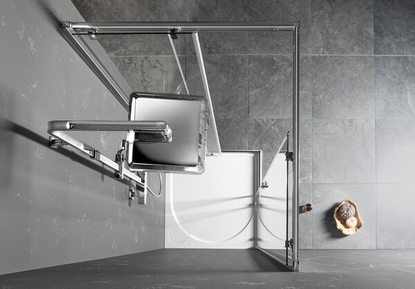 Gelco Gelco, SIGMA SIMPLY obdĺžniková sprchová zástena 900x800 mm, L/P varianta, rohový vstup, GS2190GS2180