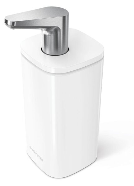 Biely oceľový dávkovač mydla 295 ml Pulse – simplehuman