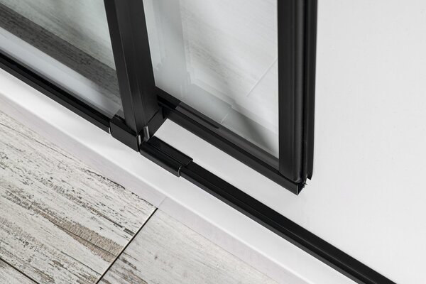 Polysan Polysan, ALTIS LINE BLACK obdĺžniková sprchová zástena 1100x800 mm, L/P varianta, AL3912BAL5912B