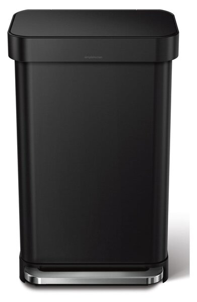 Pedálový oceľový odpadkový kôš 45 l – simplehuman