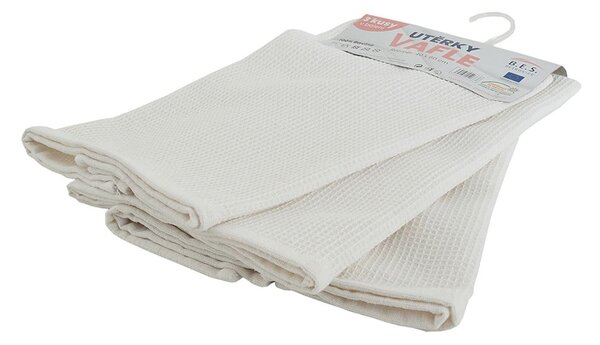 Bavlnené utierky v súprave 3 ks 40x60 cm Wafle – B.E.S