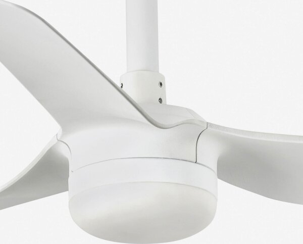 FARO 33820WT-1TW - Stmievateľný ventilátor s LED MINI PUNT/10W/230V, biela, priemer 90 cm WT+DO