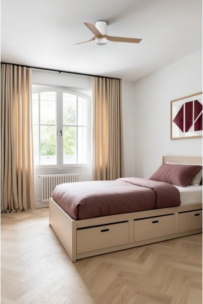 FARO 33833WT-1TW-LED Stm. vent. MINIPUNTTUB S 10W/230V hnedá/biela pr.90 cm WT+DO