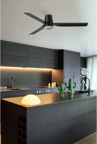 FARO 33830WT-1TW-LED Stm. vent. PUNT TUB M LED/18W/230V čierna pr. 132 cm WT + DO