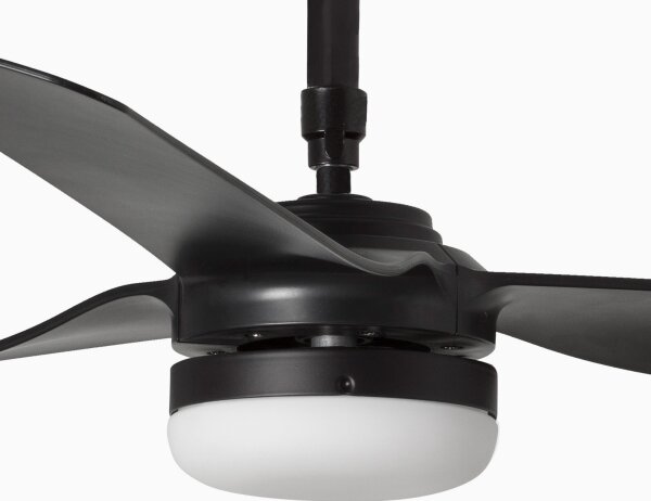 FARO 33815WT-21-LED Stmievateľný stropný ventilátor PUNT M LED/18W/230V, čierny, priemer 132 cm, WT + DO
