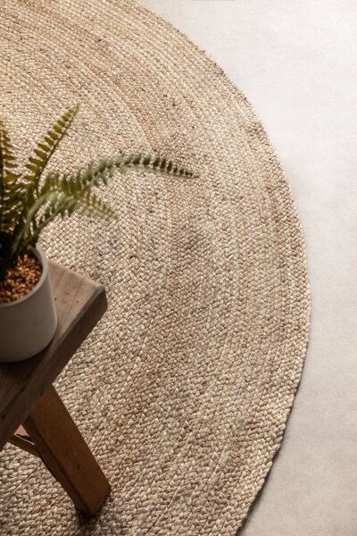 Koberec Hanse Home Jute Braided Rangpur sivý / hnedý