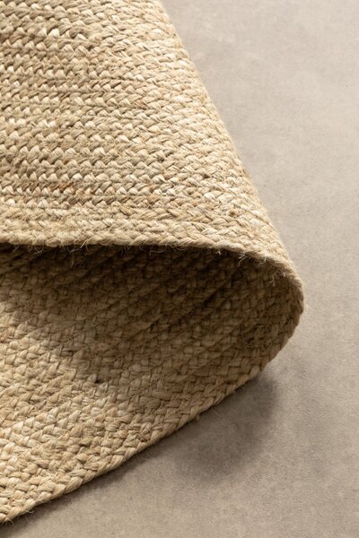 Koberec Hanse Home Jute Braided Rangpur naturálny / ivory