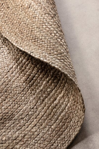 Koberec Hanse Home Jute Braided Rangpur sivý / hnedý