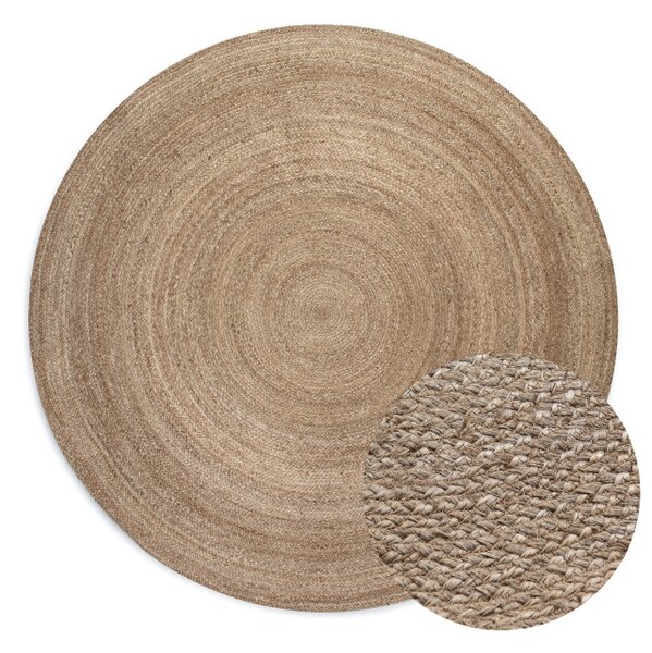 Koberec Hanse Home Jute Braided Rangpur sivý / hnedý