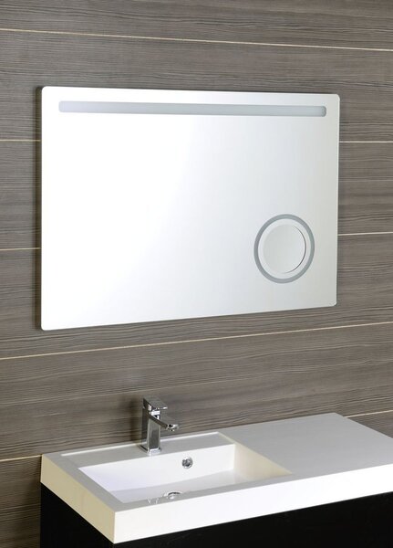 Sapho Sapho, ASTRO LED podsvietené zrkadlo 1000x700mm, kozmetické zrkadielko, MIRL4