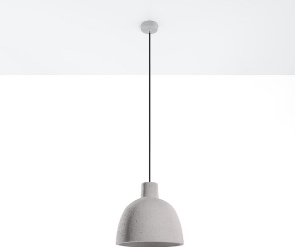 Svetlosivé závesné svietidlo ø 28 cm Filippo – Sollux