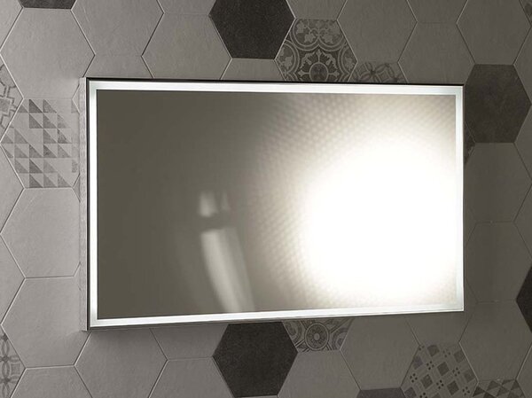 Sapho Sapho, LUMINAR LED podsvietené zrkadlo v ráme 600x800mm, chróm, NL557