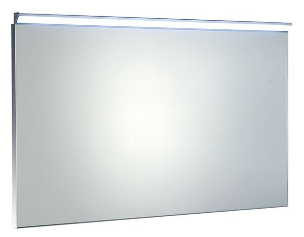 Aqualine BORA zrkadlo s LED osvetlením a vypínačom 1000x600mm, chróm