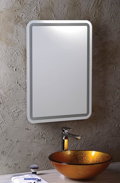 Sapho Sapho, Zrkadlo NYX s LED osvetlením 50x70cm, NY050