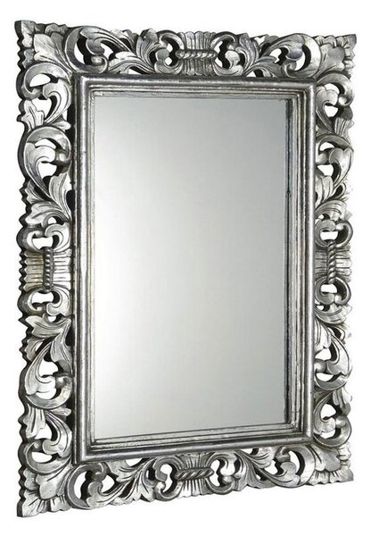 Sapho, SCULE zrkadlo v ráme, 70x100cm, strieborná Antique, IN156