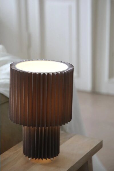 Markslöjd 108896 - Stolná lampa CATIS 1xE27/60W/230V 32 cm sivá