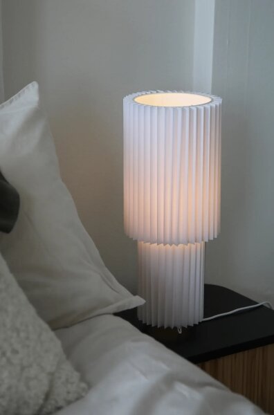 Markslöjd 108897 - Stolová lampa CATIS 1xE27/60W/230V 45 cm biela