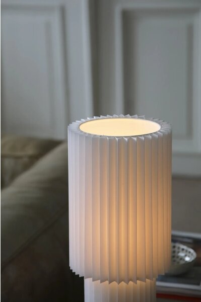 Markslöjd 108897 - Stolová lampa CATIS 1xE27/60W/230V 45 cm biela
