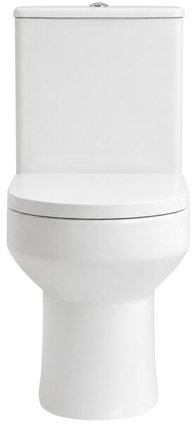CERANO - WC kombi Vereto, Rimless + PP sedátko - biela lesklá - 81x36 cm
