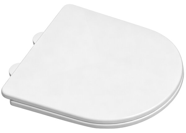 CERANO - WC sedátko Toluco - Slim - Soft Close - plast - biela lesklá - 36,2x3,4x42,8 cm