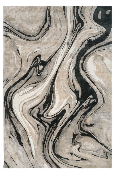 Koberec kusový Carpet Decor Handmade - BLUR BLACK Rozmer koberca: 160x230 cm