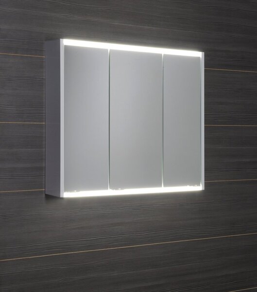 Sapho Sapho, BATU zrkadlová galerka 80x71x15 cm, 2x LED osvetlenie, biela, 1141131