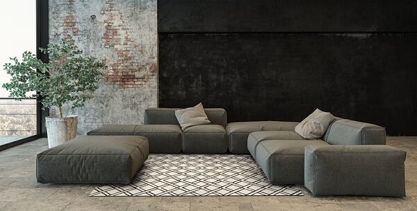 Koberec kusový Carpet Decor Handmade - BROOKLYN BLACK Rozmer koberca: 160x230 cm