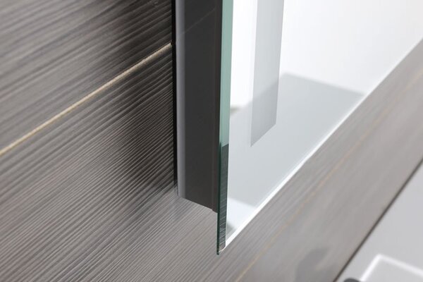 Aqualine Aqualine, LED podsvietené zrkadlo 60x80cm, gombíkový vypínač, ATH6