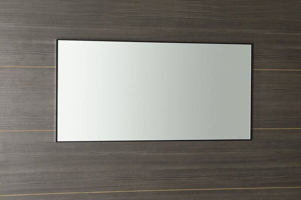 Sapho Sapho, AROWANA zrkadlo v ráme, 1000x500mm, čierna matná, AWB1050