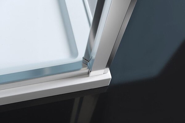 Polysan EASY, 3-stenový sprchový kút 800-900x700mm, pivot dvere L/P varianta, číre sklo, EL1615EL3115EL3115