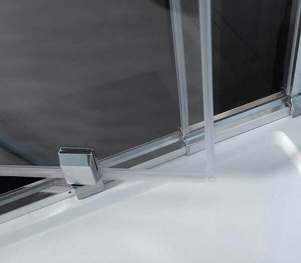 Polysan EASY, 3-stenový sprchový kút 800-900x700mm, pivot dvere L/P varianta, číre sklo, EL1615EL3115EL3115