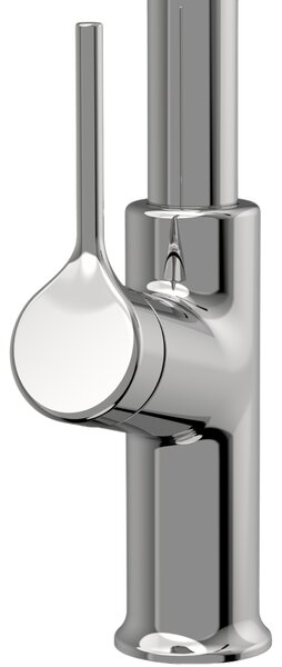 Invena Farsala, drezová batéria s výsuvnou 2-funkčnou výlevkou h-433, chrómová, INV-BZ-40-U01-S