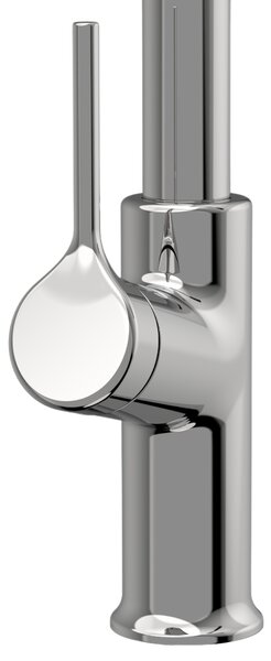 Invena Farsala, vysoká drezová batéria s 2-funkčnou výsuvnou výlevkou h-369, chrómová, INV-BZ-40-L01-S