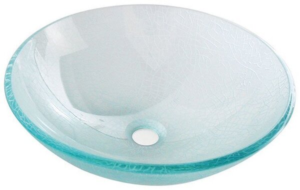 Sapho, ICE sklenené umývadlo priemer 42 cm, 2501-04