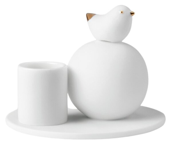 Porcelánový svietnik Bird