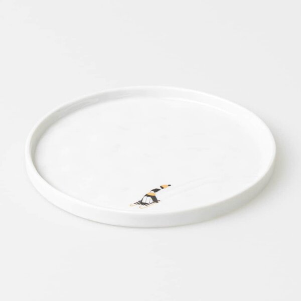 Porcelánový tanier Sled runners 15 cm