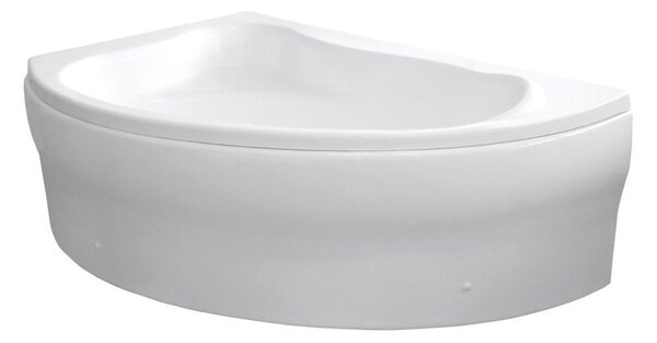 Aqualine Aqualine, ORAVA vaňa 150x90x38cm bez nožičiek, ľavá, biela, G1590